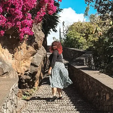 Ewelina Podrez-Siama w Funchal na Maderze